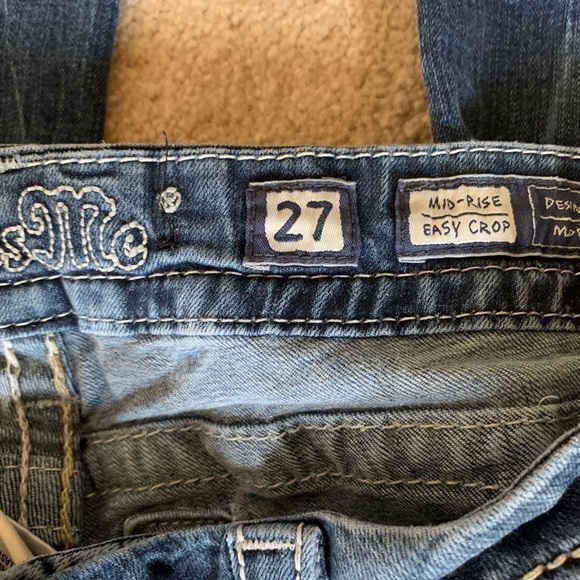 Miss Me crop jeans size 27 - Picture 4 of 5